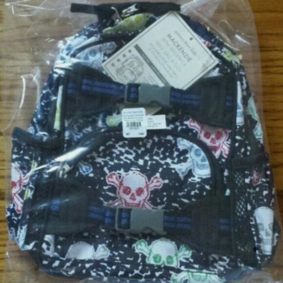 NEW Pottery Barn Kids Mackenzie Mini - Pirate Skull Grafitti - Picture 2 of 5